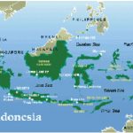 Indonesia map 14,000 islands