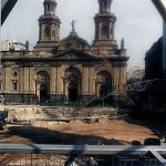 Santiago cathedral & street construction