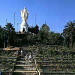 Santiago Cristobal Hill and statue