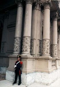 BA honor guard at Presidential Palace