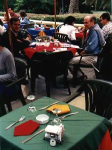 Buenos Aires Recoleta District colorful cafe