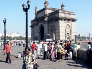 Gateway of India outside the Taj Mahal Palace Hotel