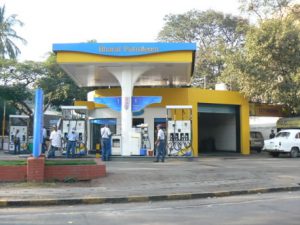 Colorful Bharal Petroleum gas station