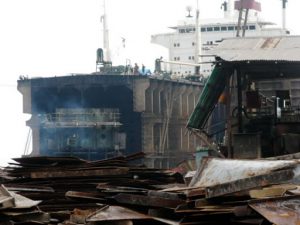 North of Chittigong in Bangladesh is the Mohsin ship breaking