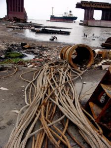 North of Chittigong in Bangladesh is the Mohsin ship breaking