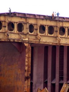 North of Chittigong in Bangladesh is the Mohsin ship breaking