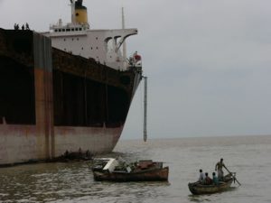 North of Chittigong in Bangladesh is the Mohsin ship breaking