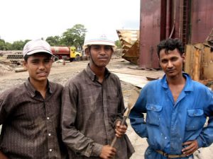 North of Chittigong in Bangladesh is the Mohsin ship breaking