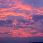 Sunset Over Sighisoara Town