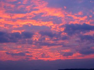 Sunset Over Sighisoara Town
