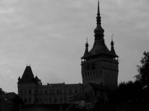 Sighisoara Town Silhouette