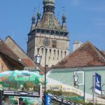 Sighisoara Town Cafe and Clock Tower (14c)