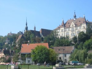 Sighisoara Town City Hall on the Hill