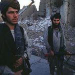 Taliban patrol