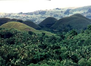 Bohol Island-'Chocolate Hills' topography