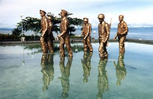 Leyte Island-Macarthur WW2 landing memorial