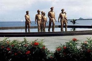 Leyte Island-Macarthur WW2 landing memorial