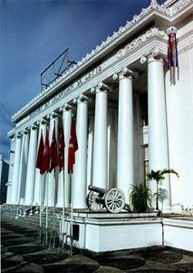 Leyte capitol building in Tacloban town
