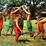 Native dance 'Maglalatik' using coconut shells