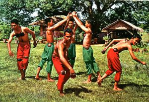 Native dance 'Maglalatik' using coconut shells