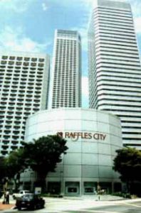 Raffles shopping mall and office buildings