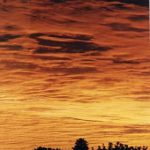 Sunset from sand dunes