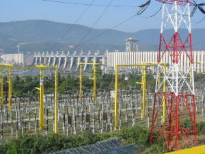 Danube 'IronGates' Dam (Behind Power Grid)