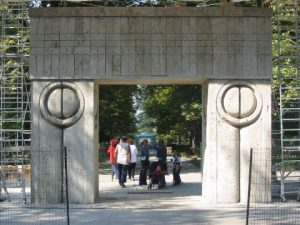 Targu Jiu City - Park Entry by C. Brancusi (1876-1957)