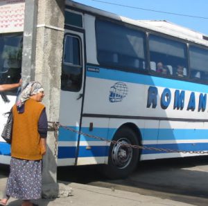Constanta City - Gypsy at Bus Station