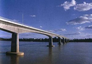 Friendship Bridge Laos to Thailand