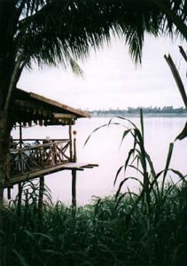 Small Mekong River restaurant