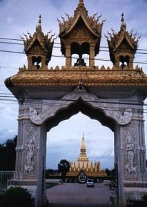 Pha That Luong National Memorial entry