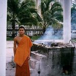 Wat Ammon cremation smoke