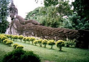 Buddha Park reclining Buddha