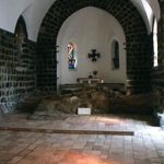 Capernaum-Church of St Peter (rock altar)