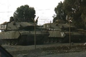 Golan Heights-Israeli tanks