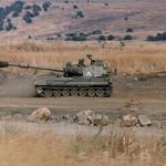 Golan Heights-Israeli tank maneuvers