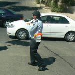 Amman - city scene: traffic policeman