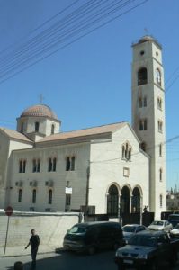 Amman - city scene: Christian church