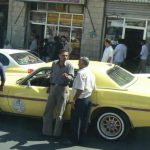Amman - city scene: old American car