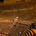 Amman - city scene: watching an open air concert in