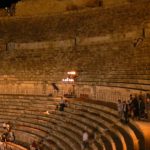 Amman - city scene: watching an open air concert in