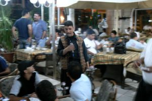 Amman - trendy cafes in Schmeisani district with mixed gay/straight