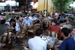 Amman - trendy cafes in Schmeisani district with gay/straight patrons