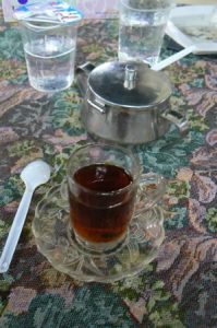 Amman - trendy cafes in Schmeisani district serve tea or