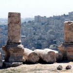 Amman - Roman ruins overlook the city