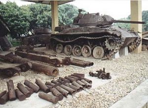 Dien Bien Phu museum-French hardware