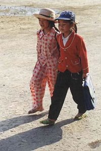 Rural school girls