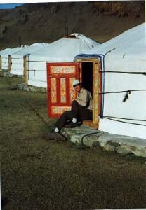 Ger (yurt) camp at Great White Lake