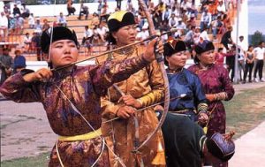 Naadam Festival archers (LP)